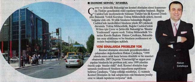 Tektaş Kentsel Dönüşüm – İstanbul / İzmir